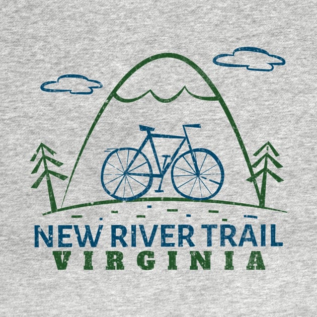 New River Trail, Virginia by Mountain Morning Graphics